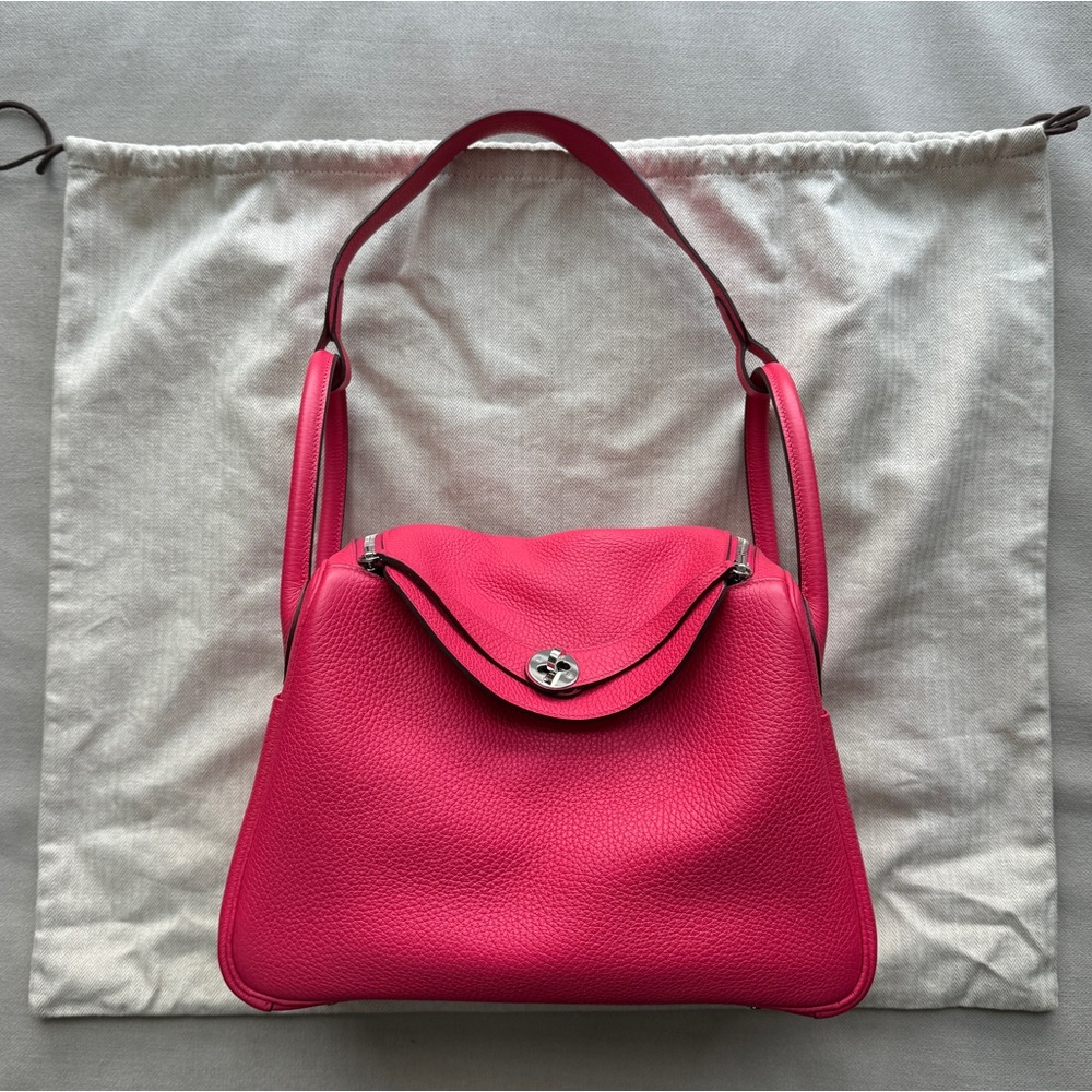 🩷HERMES🩷Lindy 30 Rose Extreme PHW
